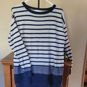 Barefoot Dreams Navy Knit Top M